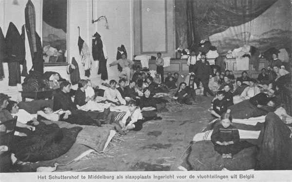 Belgische vluchtelingen in Middelburg