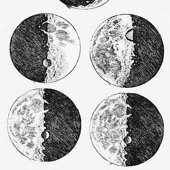 Galileo's schetsen van de maan