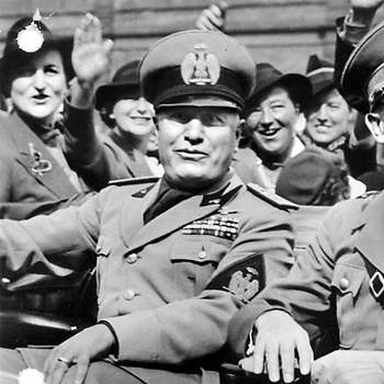 Mussolini en Hitler