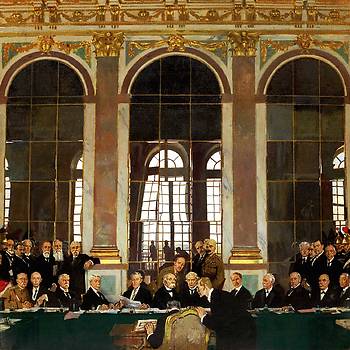 Ondertekening van het Verdrag van Versailles