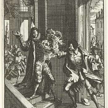 Balthasar Gerards vermoordt Willem van Oranje